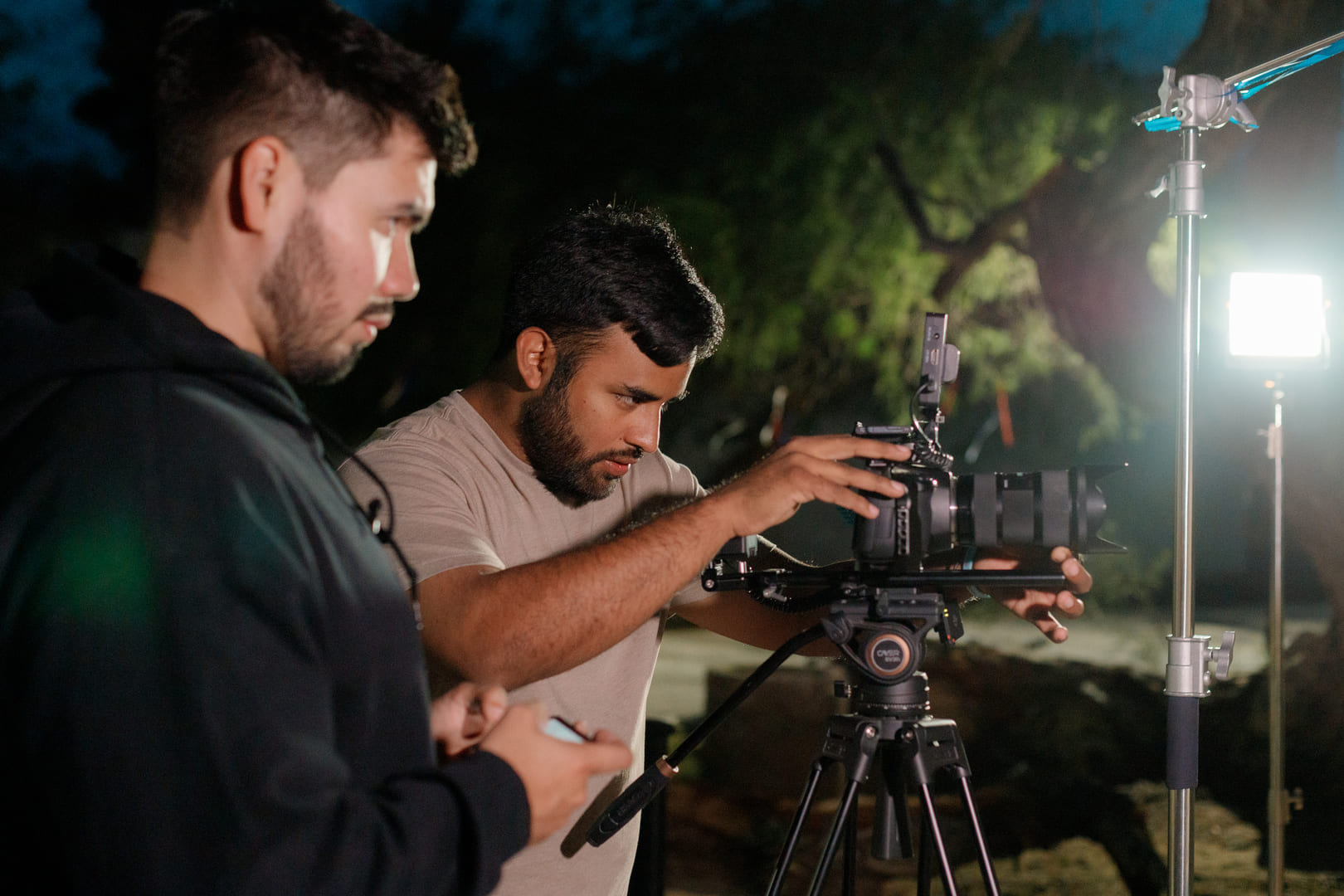 Fotografia behind the scenes de video musical MAR DE OLVIDO del grupo NORTEÑO INMARCESIBLE